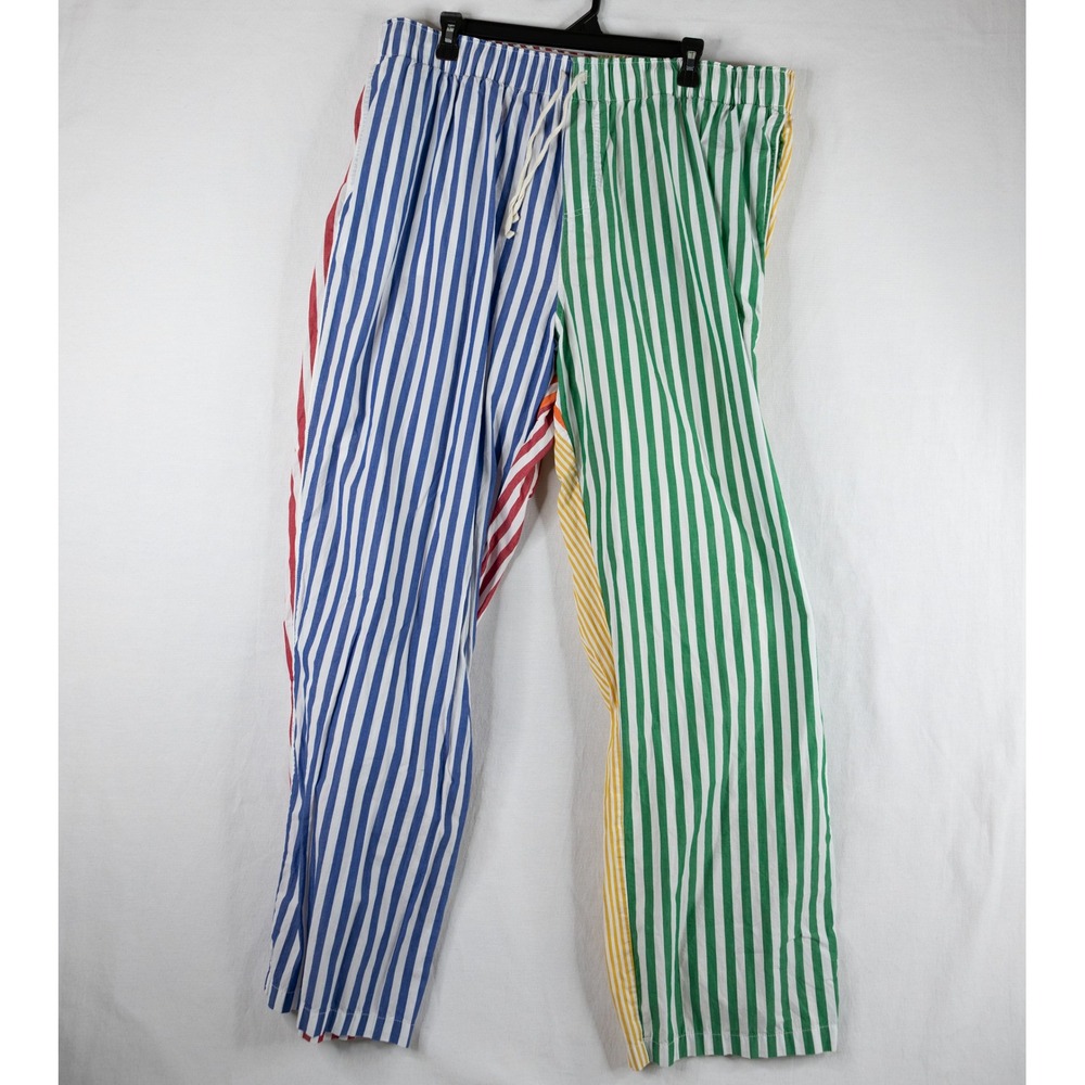 Alex Mill P'jimmies Pajama Set Mens XXL Multi Color Excellent Striped Sleepwear - Picture 6 of 6